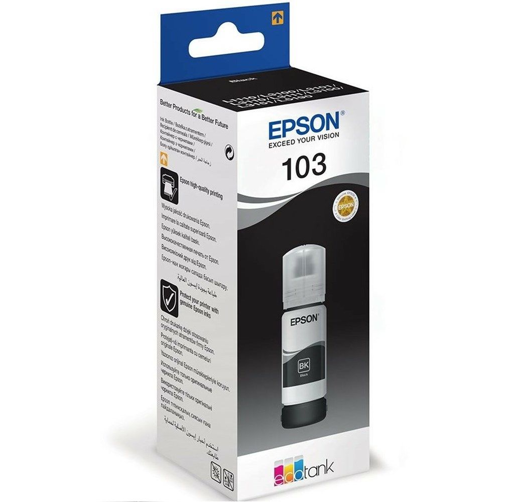 Epson C13T00S14A Siyah Şişe Kartuş