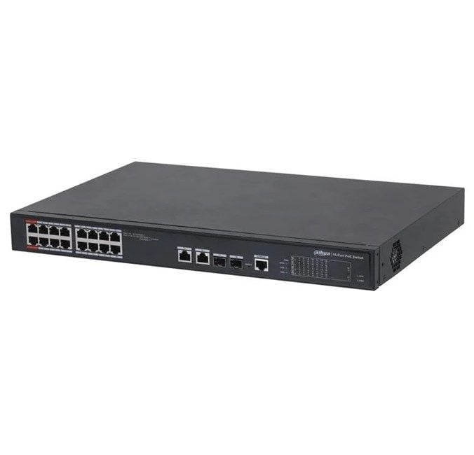 Dahua PFS4218-16ET-240-V3 16 Port Yön. Poe Switch