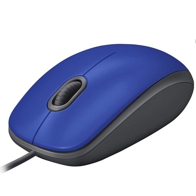 Logitech M110 Kablolu Optik Mouse Mavi 910-006758