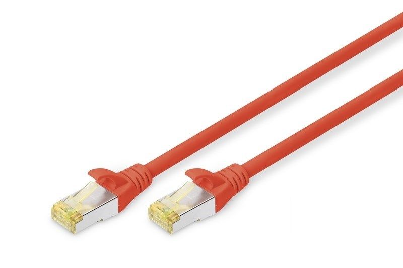 Digitus Zırhlı Patch Kablo Cat6A Kırmızı (2m)