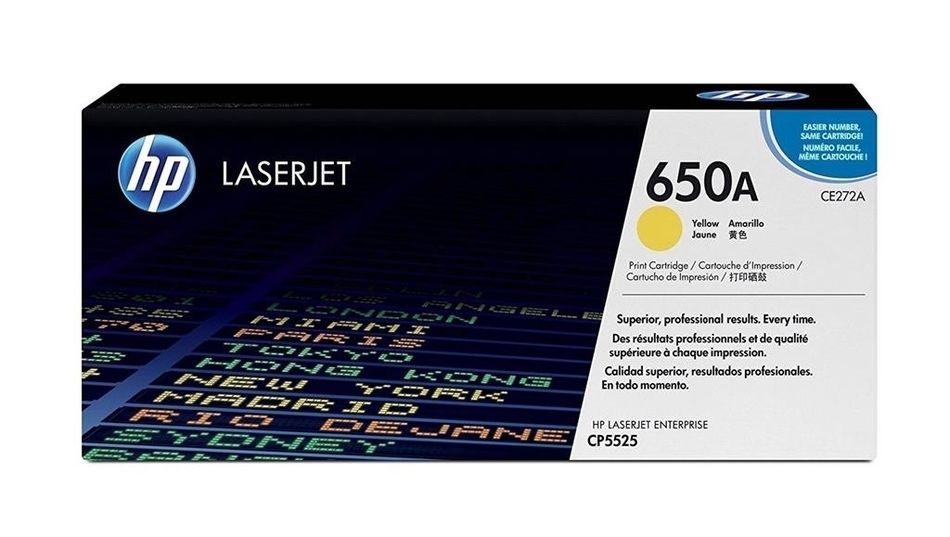 HP 650A Sarı Orijinal LaserJet Toner Kartuşu
