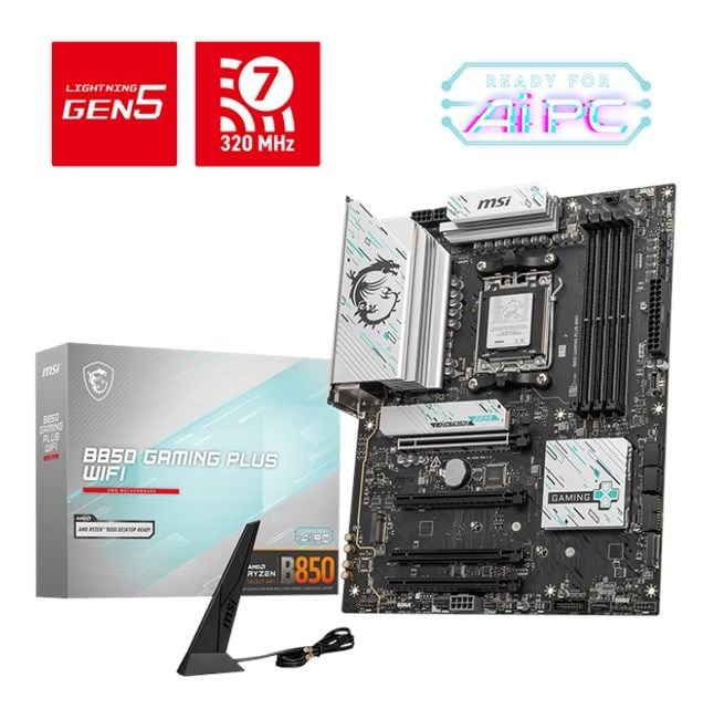 MSI B850 Gaming Plus Wifi AM5 Ryzen D5 Dp Type-C