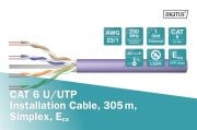 Digitus Cat6 Mor UTP Top Kablo Saf Bakır (305m)