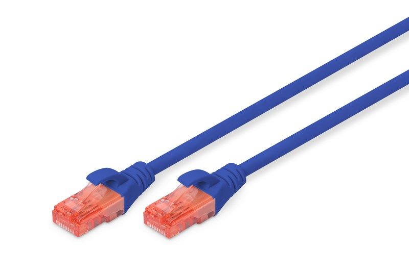 Digitus DK-1617-100/B CAT6 UTP 10mt Mavi Kablo