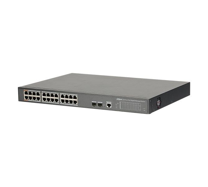 Dahua PFS4226-24GT-240 24 Port Yönetilebilir PoE