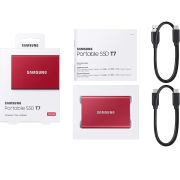 Samsung T7 500GB Usb3.2 Taşınabilir Kırmızı