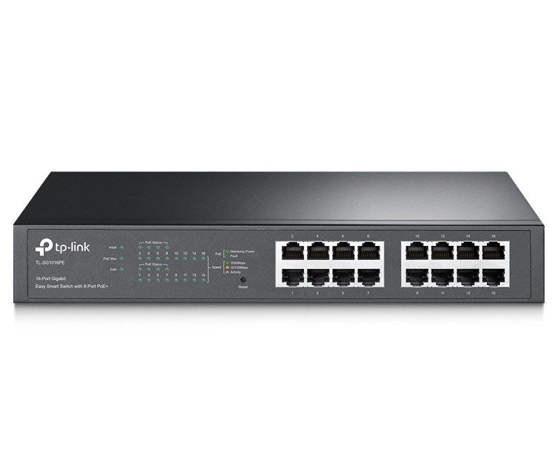 Tp-Link TL-SG1016PE 8 port 10/100/1000+8 Port POE*