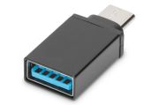 Digitus AK-300506-000-S Type-C-USB 3.0 OTG Adaptör