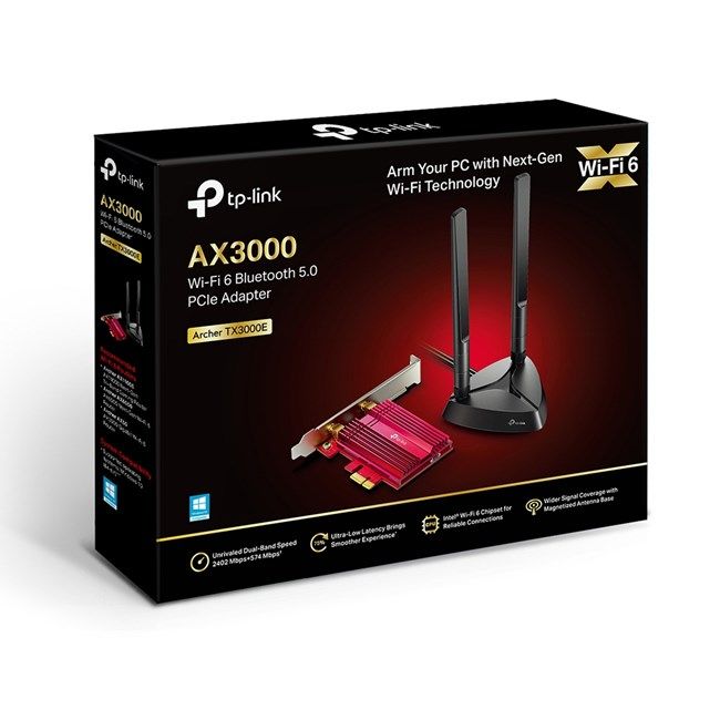 Tp-Link Archer TX3000E AX3000 Wi-Fi 6 PCI Adaptör