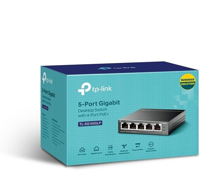 Tp-Link TL-SG1005LP 5 PORT(4POE)10/100Mbps Switch*