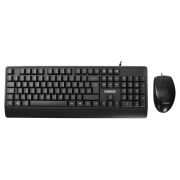 Everest Kablolu Set Usb Q Türkçe Siyah (KM-619)