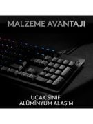 LOGİTECH G G512 LIGHTSYNC RGB Mekanik GX Blue Switch Türkçe Oyun Klavyesi - Siyah OUTLET ÜRÜNDÜR