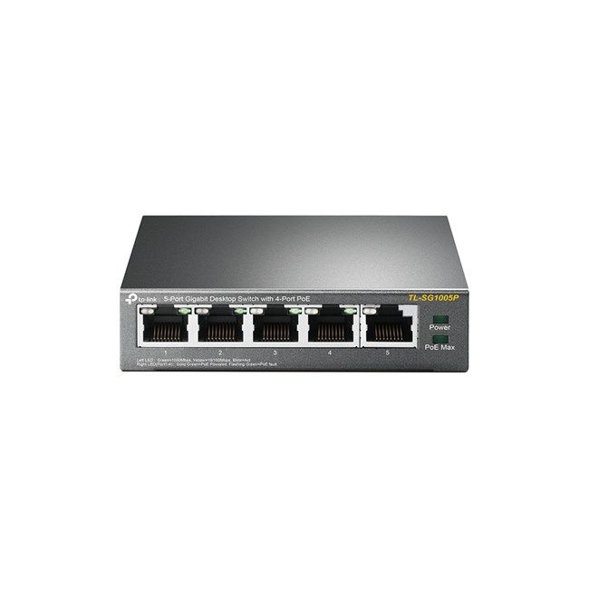 Tp-Link TL-SG1005P 5 Port 10/100/1000Mb 4 Prt POE*