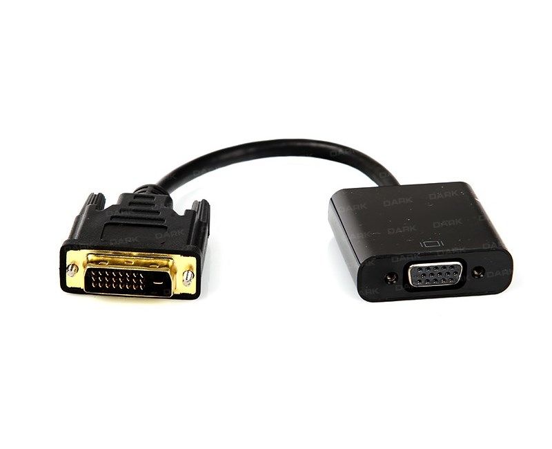 Dark DVI to VGA Dişi Çevirici
