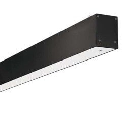 LED Linear Armatür ACİL Kitli Sarkıt, Siyah 60cm 15W Sıcak Beyaz