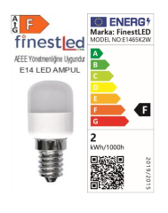 E1465K2W LED AMPUL