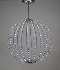 LED Avize Renkli Deniz 35W Krom