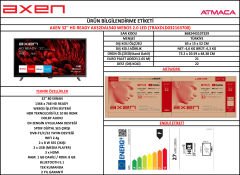 AXEN 32 inç 80 Ekran HD Ready webOS 2.0 Smart TV