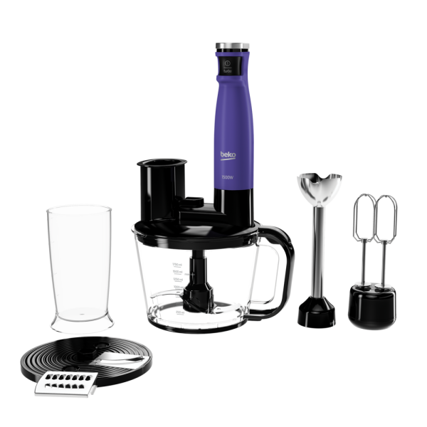 Beko RHB 5050 W Floral Mor El Blender Seti