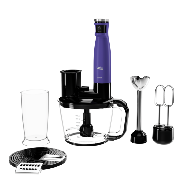 Beko RHB 5050 W Floral Mor El Blender Seti