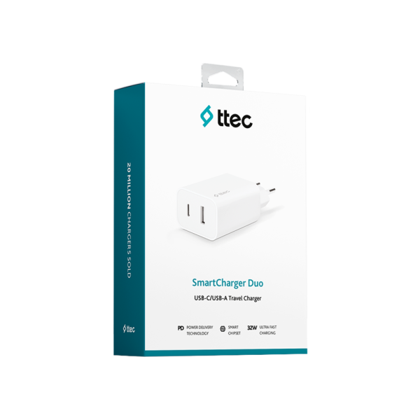 Ttec Smartcharger Duo 2SCS24B PD 32W Seyahat Hızlı Şarj Adaptörü