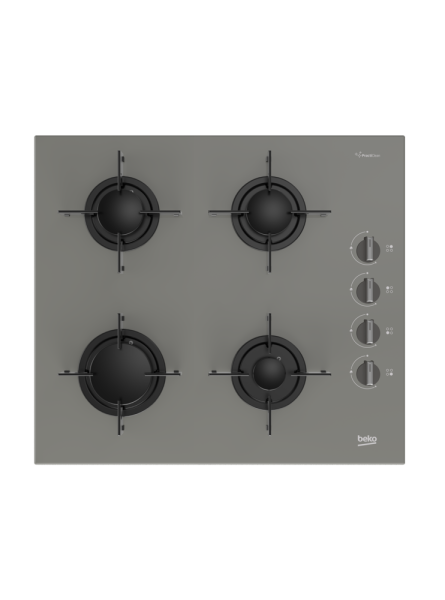 Beko BOCD T 6010 EG Gri Cam Ankastre Ocak