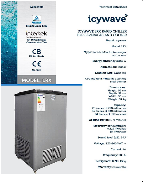 Beko Icywave Lrx Hızlı Içecek Soğutucu Dolap, 59 L