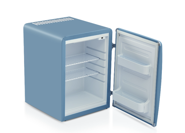 Beşyıldız Mavi Retro Blok Kapı Minibar 35 Lt