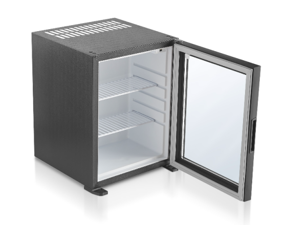 Beşyıldız Siyah Kompresörlü  Cam Kapı Minibar 35 Lt