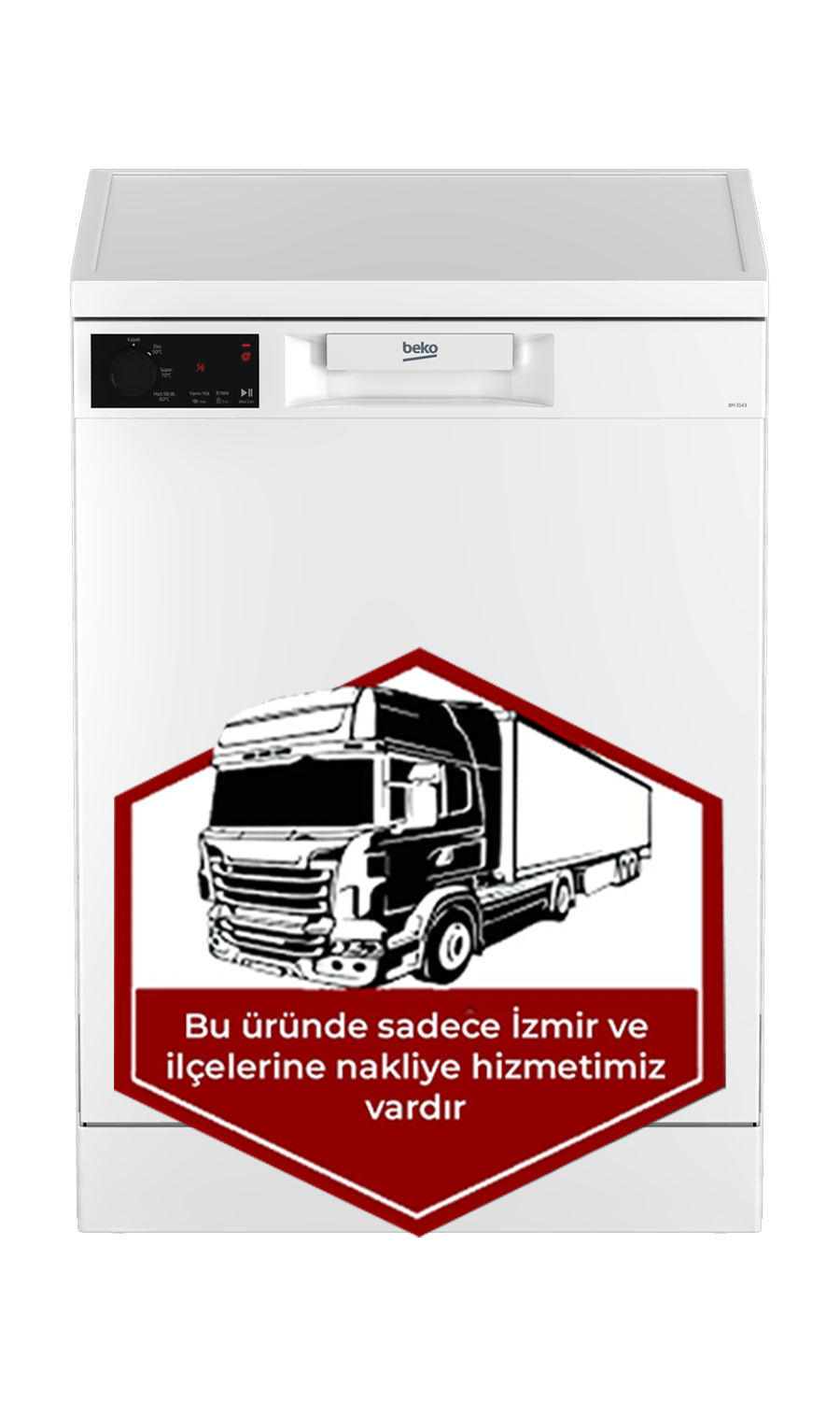 Beko BM 3143 3 Programlı Bulaşık Makinesi