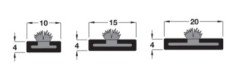 Yangin/duman fitili kahve. 15x4x2100mm