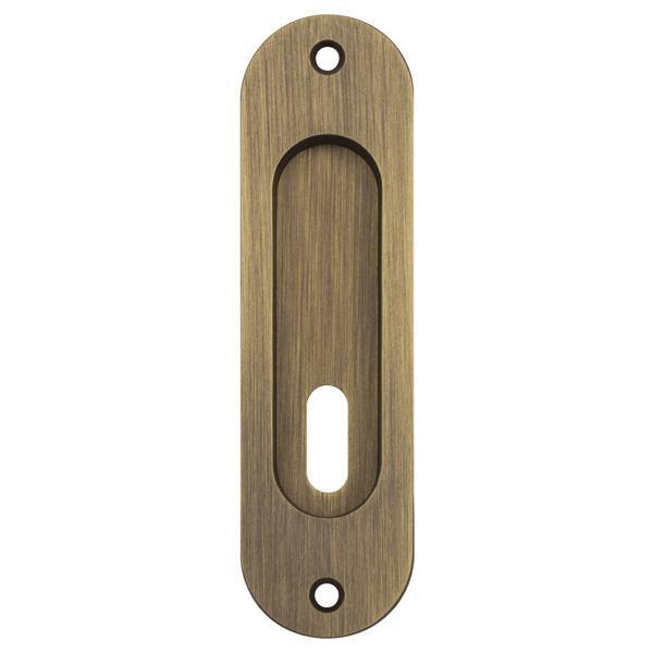 OVAL Gömme kulp (oda) antik bronz