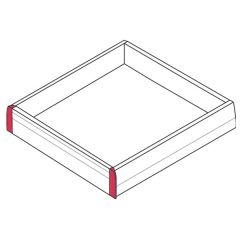 MATRIX BOX P Ön panel tutucu beyaz 97mm