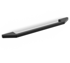 KNITE II Kulp mat siyah 256mm