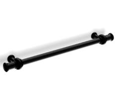 BERNARD Kulp mat siyah 224 mm
