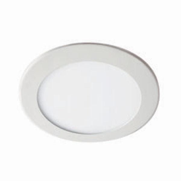 Plana, 230V, 12W, Sicak beyaz, beyaz