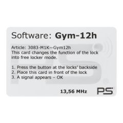 Programlama karti Wellnes Mode