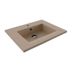 TIERRA 60 Lavabo, mat vizon,615x475mm