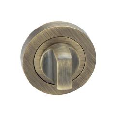 Rozet (wc) yuvarlak antik bronz