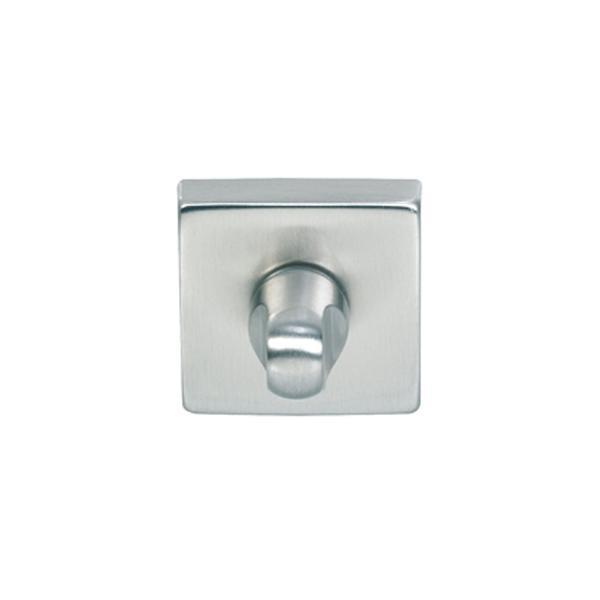 Rozet (wc) kare mat krom