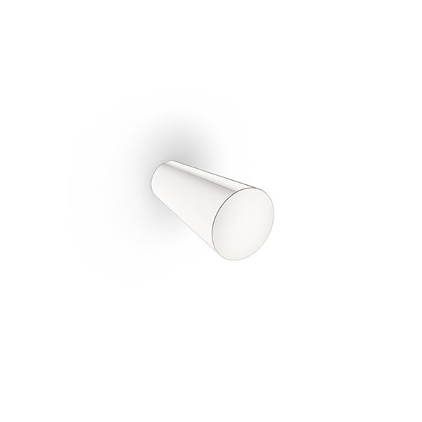VASSO Dügme kulp mat beyaz 14mm