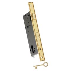 Gömme kilit CB parlak pirinç 60/22mm