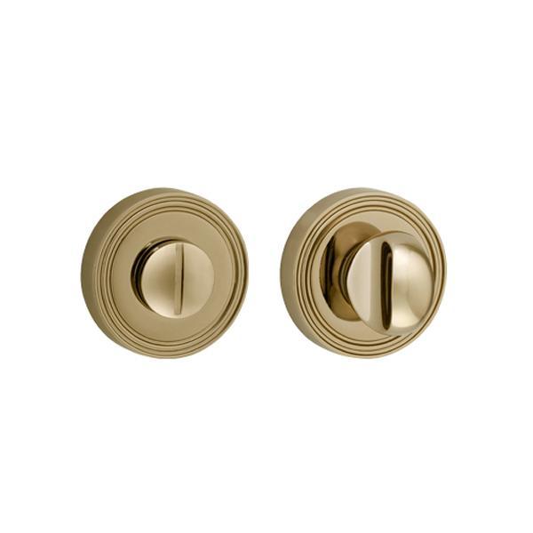 Rozet (WC) yuvarlak çizgili antik bronz