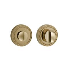 Rozet (WC) yuvarlak çizgili antik bronz