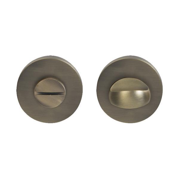 Rozet (WC) yuvarlak antik bronz