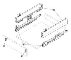 MATRIX BOX P,gri,18/92/450mm,vd.