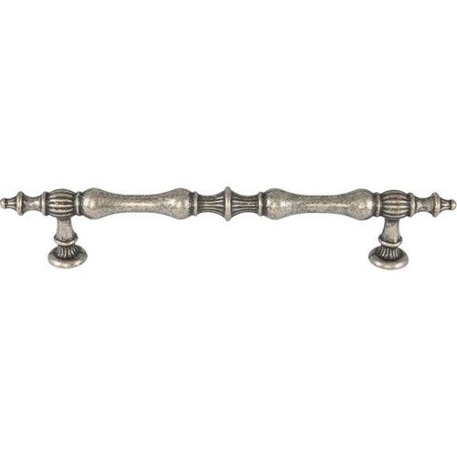 Şehzade 128 mm Antik Gümüş Rustik Zamak Kulp