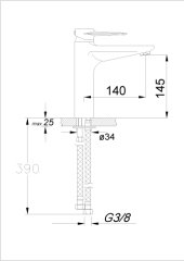 Premium Serisi Lavabo Bataryası