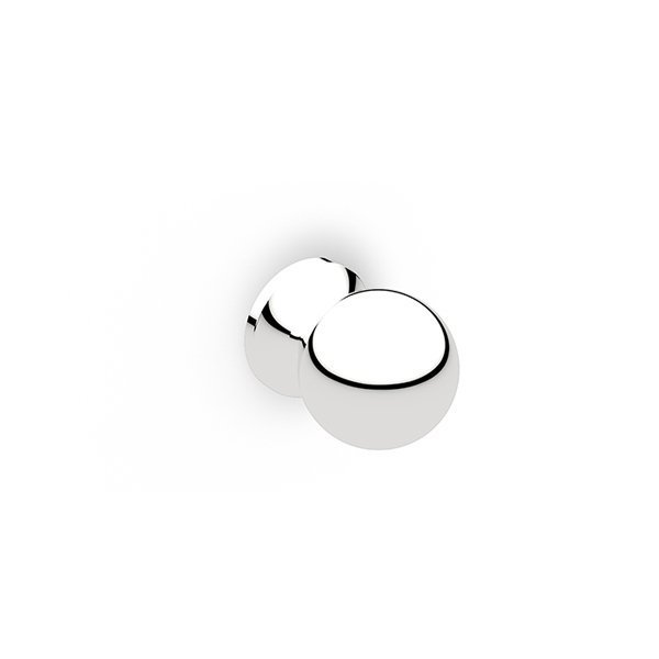 PEARL JR Dügme kulp parlak krom 18mm