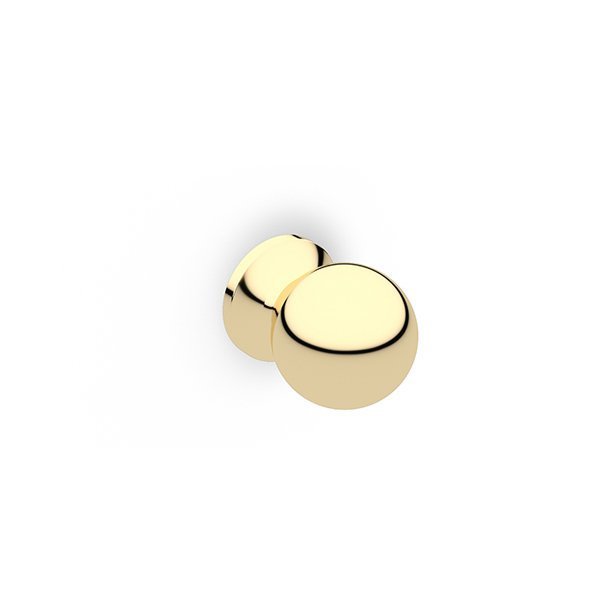 PEARL JR Dügme kulp parlak pirinç 18mm